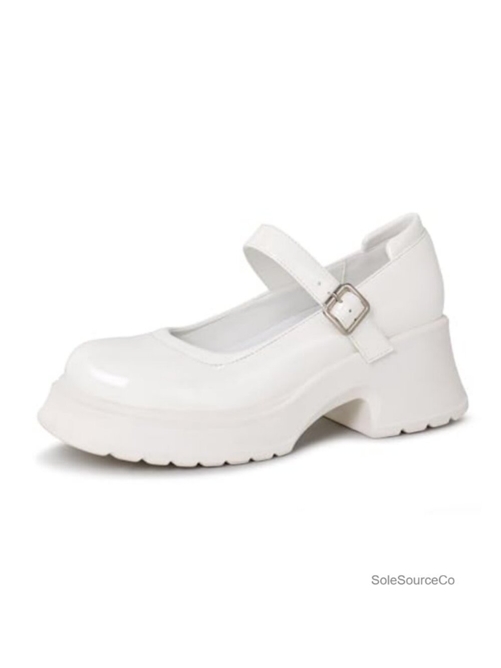Women's Mary Jane Platform Heels Chunky Block Ankle Strap Dress Shoes